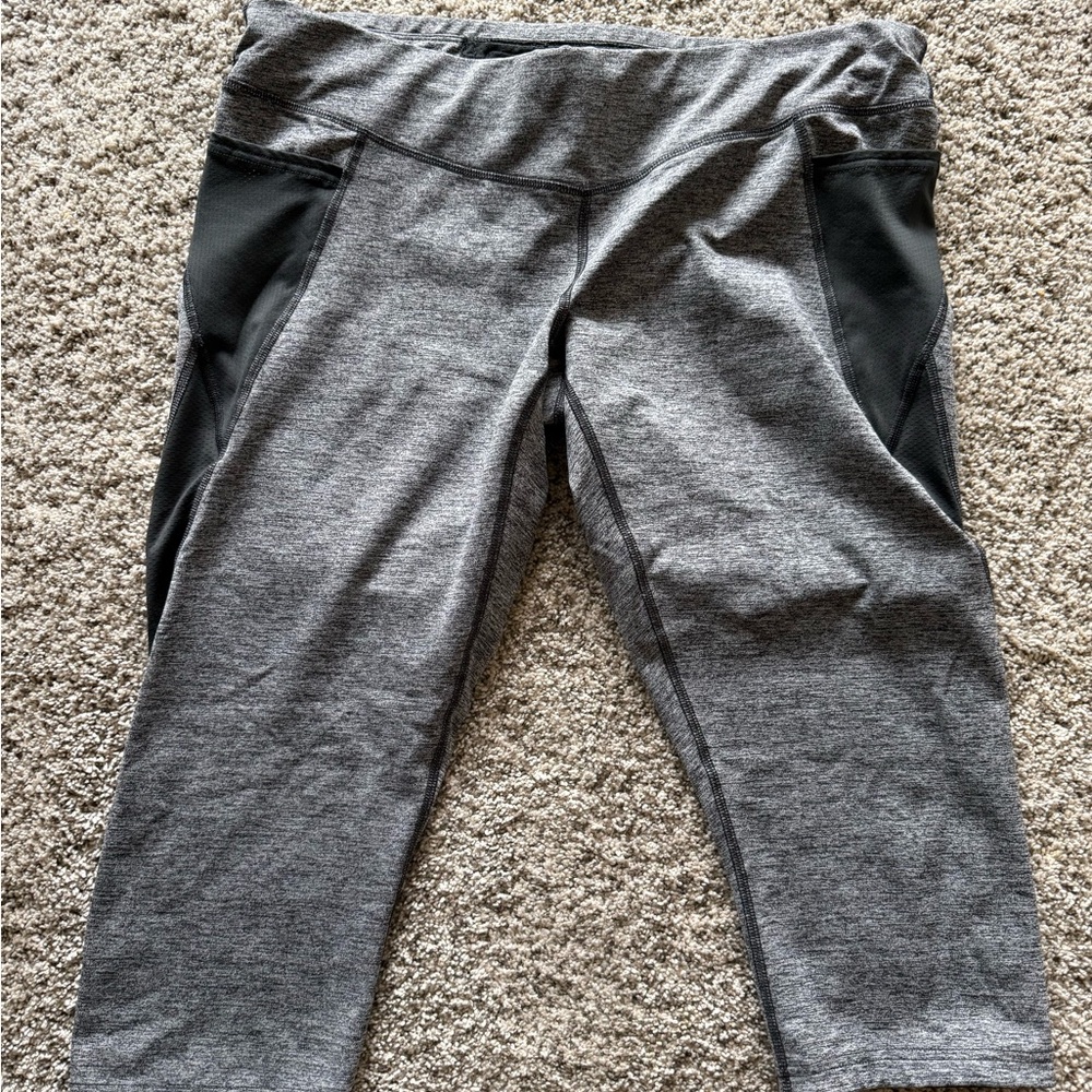 Lucy Gray and Black Athletic Leggings
